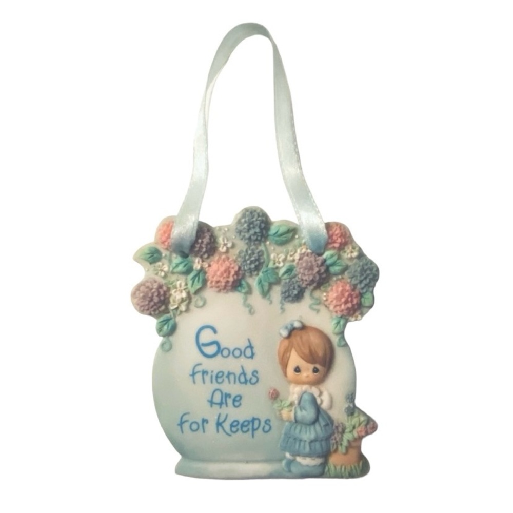 Precious Moments Small Porcelain Plaque